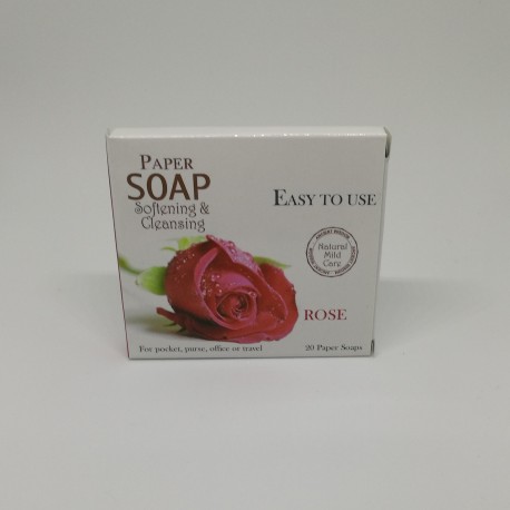 Sapone in Fogli alla Rosa