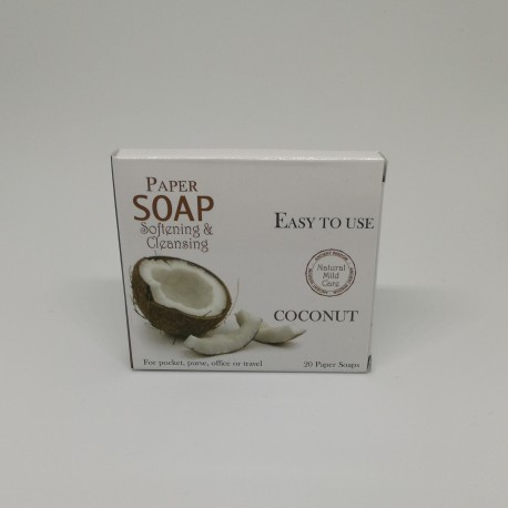 Sapone in Fogli al profumo di Cocco