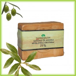 SAPONE DI ALEPPO 25% OLIO ALLORO