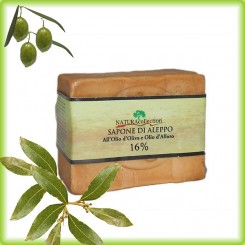 SAPONE DI ALEPPO 16% OLIO ALLORO